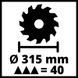 Настільна циркулярна пила Einhell TC-TS 254 U (4340556) 726027 фото 7