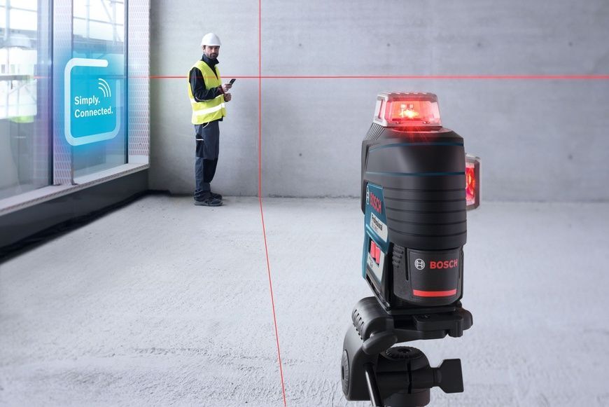 Лазерний нівелір Bosch Professional GLL 3-80 C в L-Boxx 136 з BM 1 + 1 акб GBA 12V 2.0 Ah та З/П (0601063R02) 726452 фото