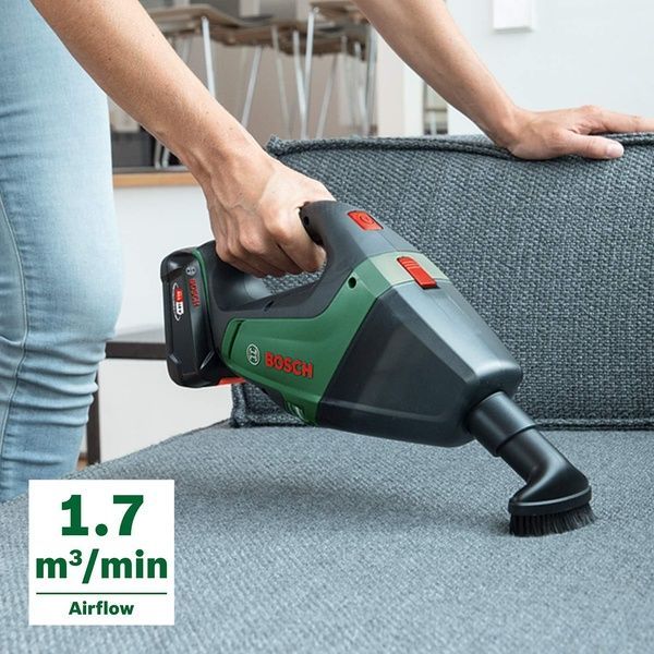 Пилосос акумуляторний Bosch UniversalVac 18 SET з 1 акб PBA 18 V 2,5 Ah W-B та з/п AL 1830 CV  (06033B9103) 726506 фото