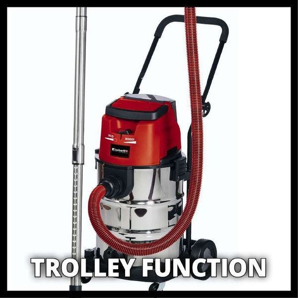 Пилосос акумуляторний Einhell TC-VC 36/30 Li S - Solo (без акум.) (2347140) 726065 фото