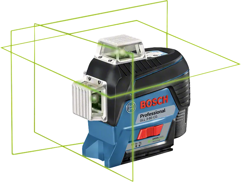 Лазерный нивелир Bosch Professional GLL 3-80 CG в L-Boxx 136 + BM 1 + 1 акб 12V 2Ah и З/П (0601063T00) 726464 фото