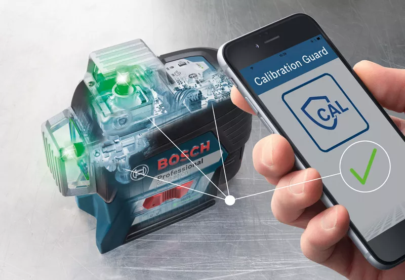 Лазерный нивелир Bosch Professional GLL 3-80 CG в L-Boxx 136 + BM 1 + 1 акб 12V 2Ah и З/П (0601063T00) 726464 фото