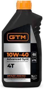 Олива моторна GTM 10W-40 для 4-тактних двигунів 1л (83404) 732033 фото