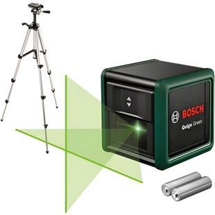 Лазерний нівелір Bosch Quigo green зі штативом і батарейками (0603663C03) 726457 фото