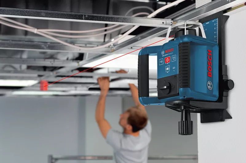 Ротационный нивелир Bosch Professional GRL 300 HV в чемодане + LR1 + RC1 + WM 4 З/П (601061501) 726511 фото