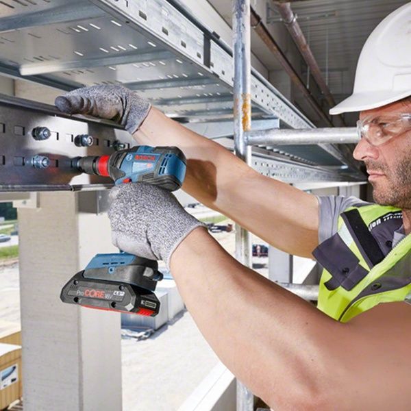 Гайковерт аккумуляторный Bosch Professional GDX 18V-200 C в L-Boxx 136 с 2 АКБ GBA 18V 5.0Ah и З/У (06019G4201) 726396 фото