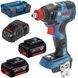 Гайковерт аккумуляторный Bosch Professional GDX 18V-200 C в L-Boxx 136 с 2 АКБ GBA 18V 5.0Ah и З/У (06019G4201) 726396 фото 1