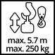 Тельфер электрический Einhell TC-EH 250 (2255130) 726110 фото 10