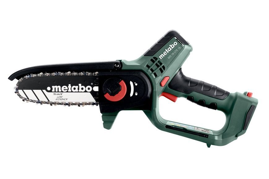 Аккумуляторная цепная мини-пила Metabo MS 18 LTX 15 (600856500) 730352 фото