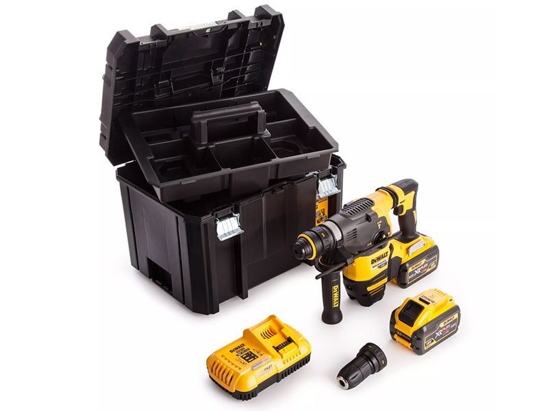 Перфоратор SDS-PLUS акумуляторний XR FLEXVOLT DeWALT DCH334X2 727138 фото