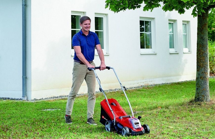 Газонокосарка акумуляторна Einhell GE-CM 18/33 Li - Solo (3413266) 726521 фото