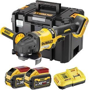 Шліфмашина кутова акумуляторна DeWalt DCG418T2 727297 фото