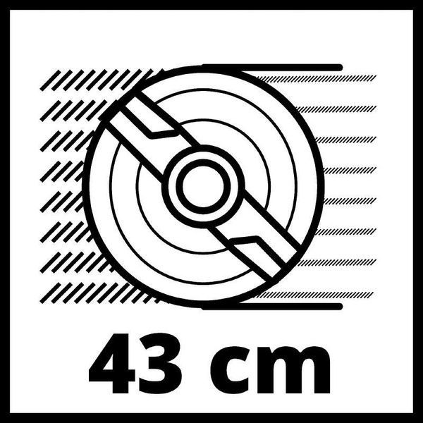 Газонокосарка акумуляторна Einhell GE-CM 43 Li M Kit (3413130) 727493 фото