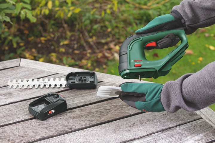 Аккумуляторные ножницы Bosch AdvancedShear 18V-10 1 АКБ и ЗУ (0600857000) 732551 фото