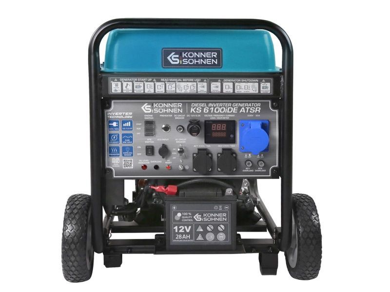 Дизельный инверторный генератор K&ouml;nner&S&ouml;hnen KS 6100iDЕ ATSR 727640 фото