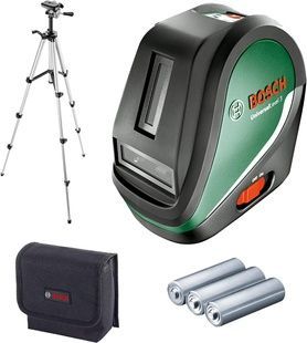 Лінійний лазерний нівелір Bosch UniversalLevel 3 SET з штативом, чохлом (0603663901) 727737 фото