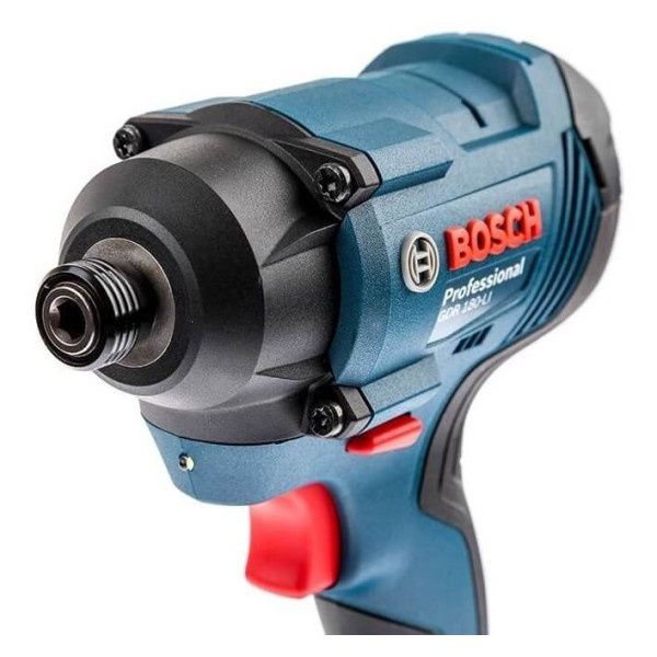 Гайкокрут акумуляторний Bosch Professional GDR 180-LI в чемодані з 2 АКБ GBA 18V 2.0Ah та З/П GAL 18 (06019G5123) 726395 фото