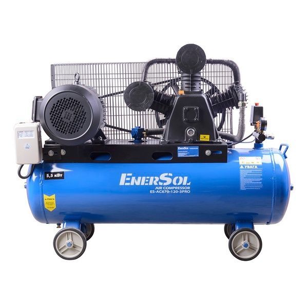 Компрессор ременной ENERSOL ES-AC670-120-3PRO 726789 фото
