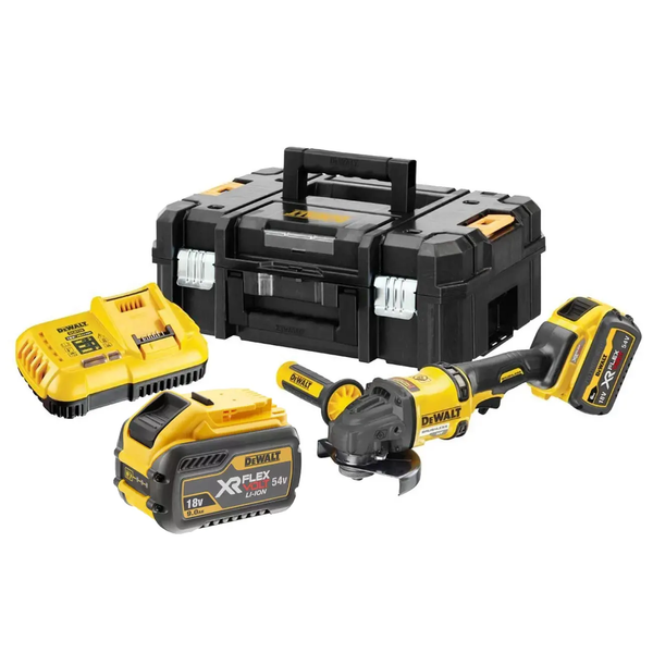 Шліфмашина кутова акумуляторна DeWalt DCG418X2 727298 фото