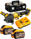 Шліфмашина кутова акумуляторна DeWalt DCG418X2 727298 фото 1