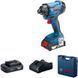 Гайкокрут акумуляторний Bosch Professional GDR 180-LI в чемодані з 2 АКБ GBA 18V 2.0Ah та З/П GAL 18 (06019G5123) 726395 фото 2