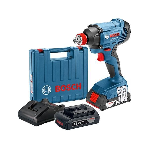 Гайкокрут ударний акумуляторний Bosch Professional GDX 180-LI з 2 АКБ GBA 18V 2.0Ah З/П GAL 18V-40 (06019G5223) 726400 фото