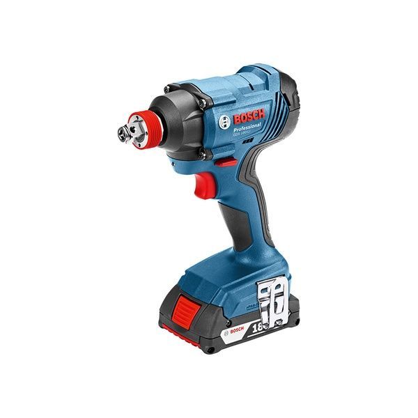 Гайкокрут ударний акумуляторний Bosch Professional GDX 180-LI з 2 АКБ GBA 18V 2.0Ah З/П GAL 18V-40 (06019G5223) 726400 фото