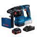 Аккумуляторный перфоратор Bosch Professional GBH 185-LI, 2 акб GBA 18V 4.0Ah, з/у (0611924021) 726264 фото 1