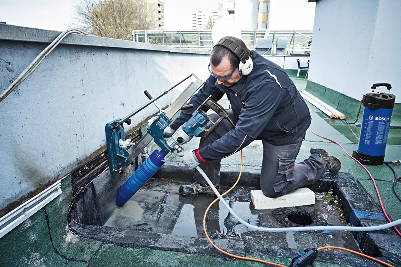 Дрель алмазного сверления Bosch Professional GDB 180 WE в чемодане (0601189800) 726277 фото