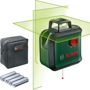 Лазерний нівелір Bosch AdvancedLevel 360 з футляром та батарейками (0603663B03) 726433 фото