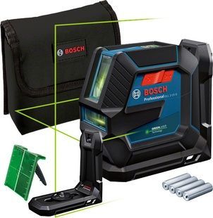 Лазерний нівелір Bosch Professional GLL 2-15 G з тримачем LB 10, лазерною мішенню (0601063W00) 726447 фото