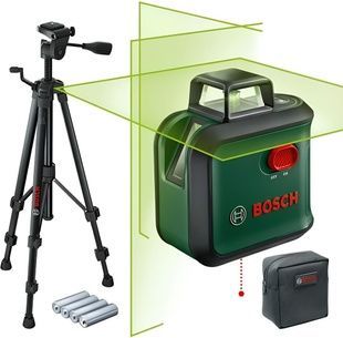 Лазерний нівелір Bosch AdvancedLevel 360 з футляром, батарейками, штативом TT 150 (0603663B04) 726434 фото