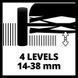 Газонокосарка акумуляторна Einhell GE-HM 18/38 Li-Solo (без АКБ та ЗП) (3414200) 727499 фото 8