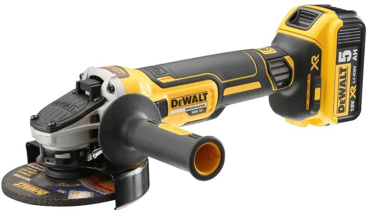Шліфмашина кутова акумуляторна DeWALT DCG405P3 727284 фото