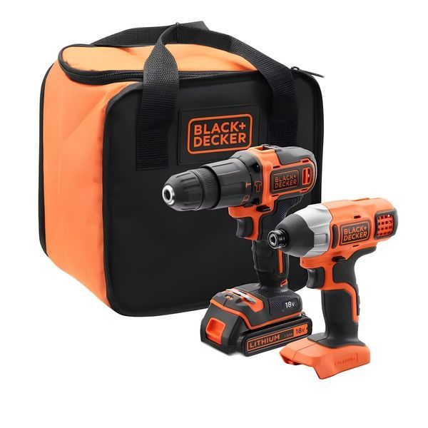 Набір інструментів акумуляторних BLACK+DECKER BCK21S1S 728479 фото
