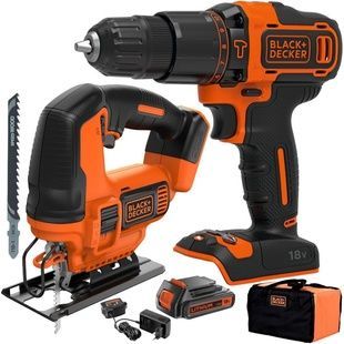 Набір інструментів акумуляторних BLACK+DECKER BCK22S1S 728480 фото