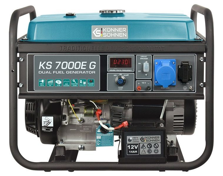 Генератор газобензиновый Konner & Sohnen KS 7000EG 725559 фото