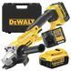 Шлифмашина угловая аккумуляторная DeWALT DCG412M2 727292 фото 1