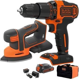 Набір інструментів акумуляторних BLACK+DECKER BCK23S1S 728481 фото