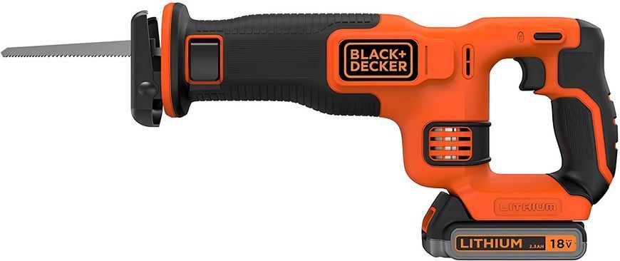 Пила шабельна акумуляторна BLACK+DECKER BDCR18E1 728546 фото