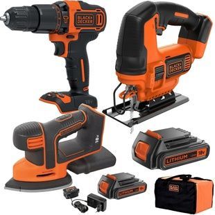 Набір інструментів акумуляторних BLACK+DECKER BCK31S1S 728482 фото