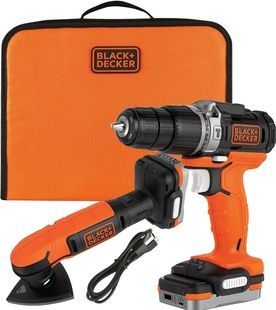 Набір інструментів акумуляторних BLACK+DECKER BDCK121S1S 728483 фото