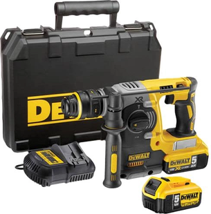 Перфоратор SDS-PLUS акумуляторний DeWALT DCH273P2 727132 фото