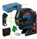 Лазерный нивелир Bosch Professional GCL 2-50 G в чемодане с держателем RM 10, зажимом DK 10, чехлом (0601066M02) 726441 фото 1