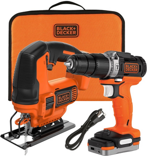 Набір інструментів акумуляторних BLACK+DECKER BDCK122S1S 728484 фото