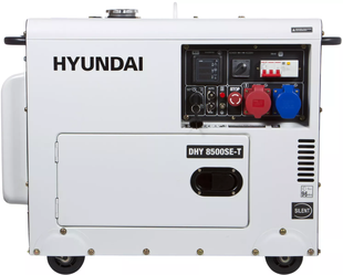 Генератор дизельный hyundai DHY 8500SE-T 725498 фото
