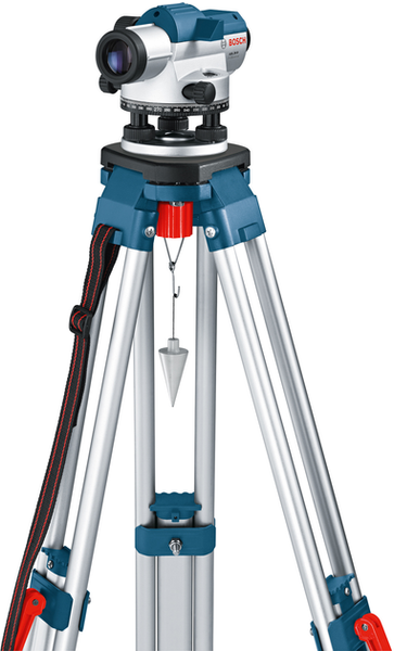 Оптичний нівелір Bosch Professional GOL 26 D в кейсі з штативом BT 160, рейкою GR 500 (0601068002) 726496 фото