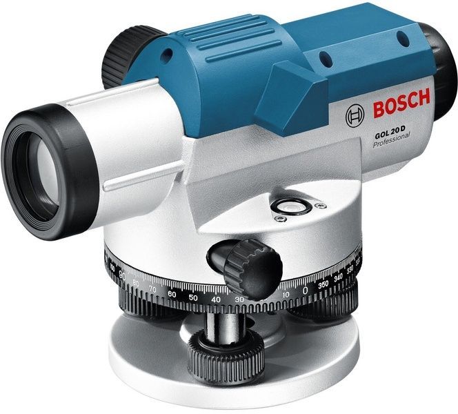 Оптический нивелир Bosch Professional GOL 20 D в кейсе со штативом BT 160, линейкой GR 500 (0601068402) 726493 фото