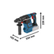 Перфоратор акумуляторний Bosch GBH 18V-26 в чемодані з 2 акб GBA 18 В 6 Ah та з/п (0611909003) 726313 фото 4