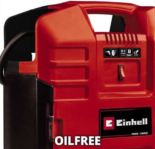 Компресор акумуляторний Einhell TE-AC 36/8 Li OF Set-Solo без АКБ та ЗП (4020440) 725977 фото